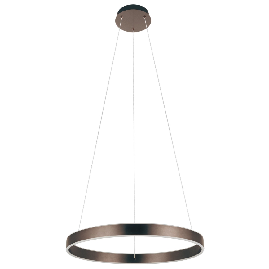 Eglo 33483 - Pendul LED suspendat pe cablu ALCAZABA 2xLED/18W/230V 3000K Ø55 cm, bronz