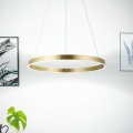 Eglo 33484 - Pendul suspendat ALCAZABA LED, 2 x 18W, 230V, 3000K, Ø55 cm, auriu