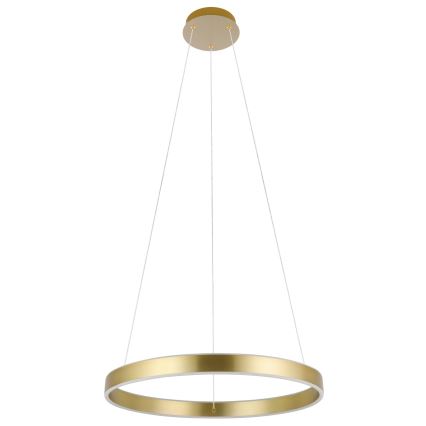 Eglo 33484 - Pendul suspendat ALCAZABA LED, 2 x 18W, 230V, 3000K, Ø55 cm, auriu