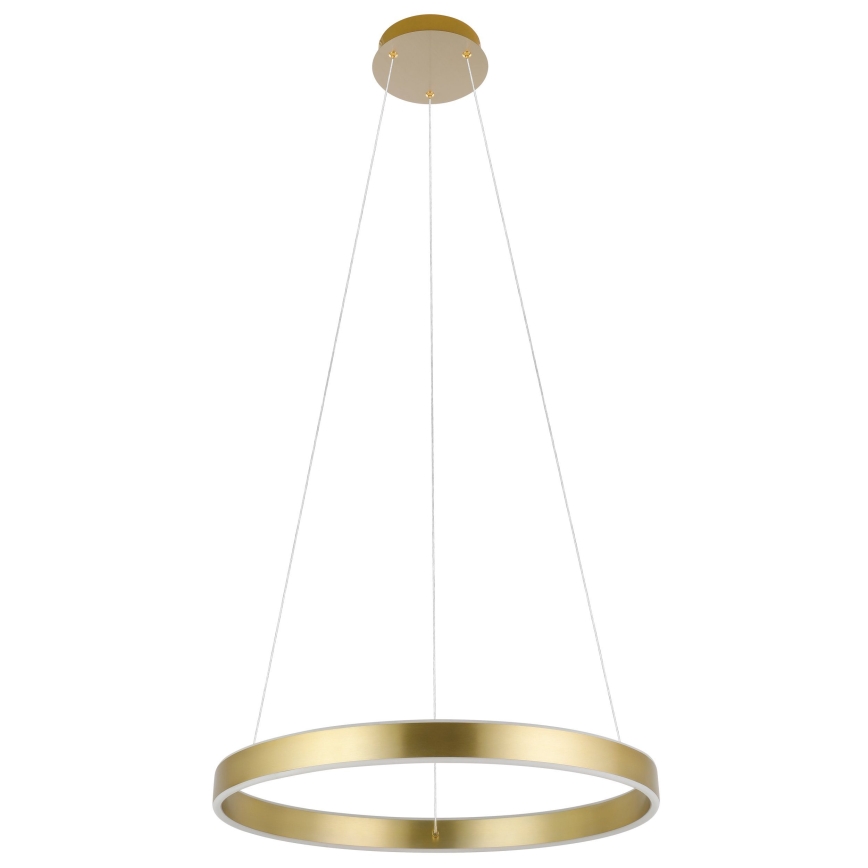 Eglo 33484 - Pendul suspendat ALCAZABA LED, 2 x 18W, 230V, 3000K, Ø55 cm, auriu