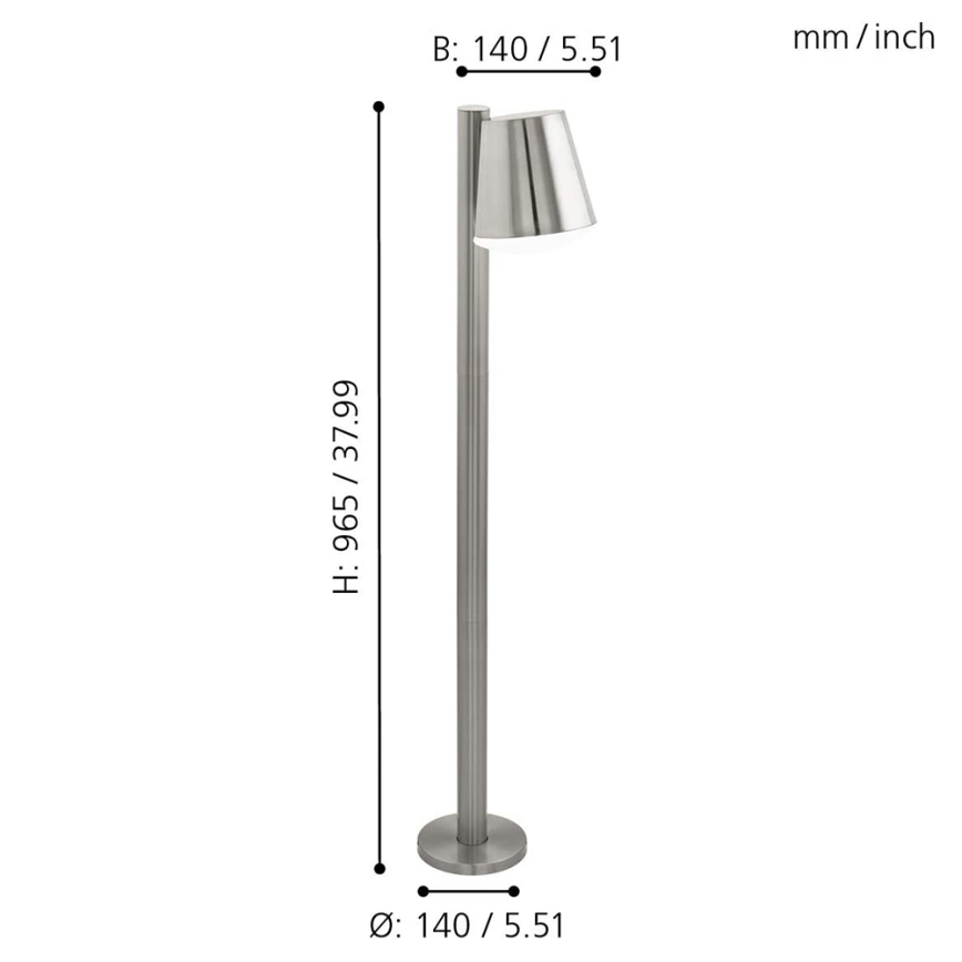 Eglo 33563 - Lampă LED dimabilă de exterior CALDIERO-C 1xE27/9W/230V 3000K IP44