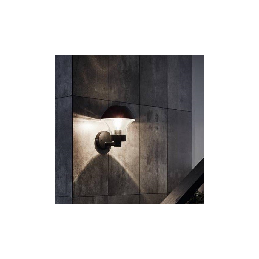 Eglo 33567 - Aplică de perete LED reglabilă pentru exterior VERLUCCA-C 1xE27/9W/230V IP44