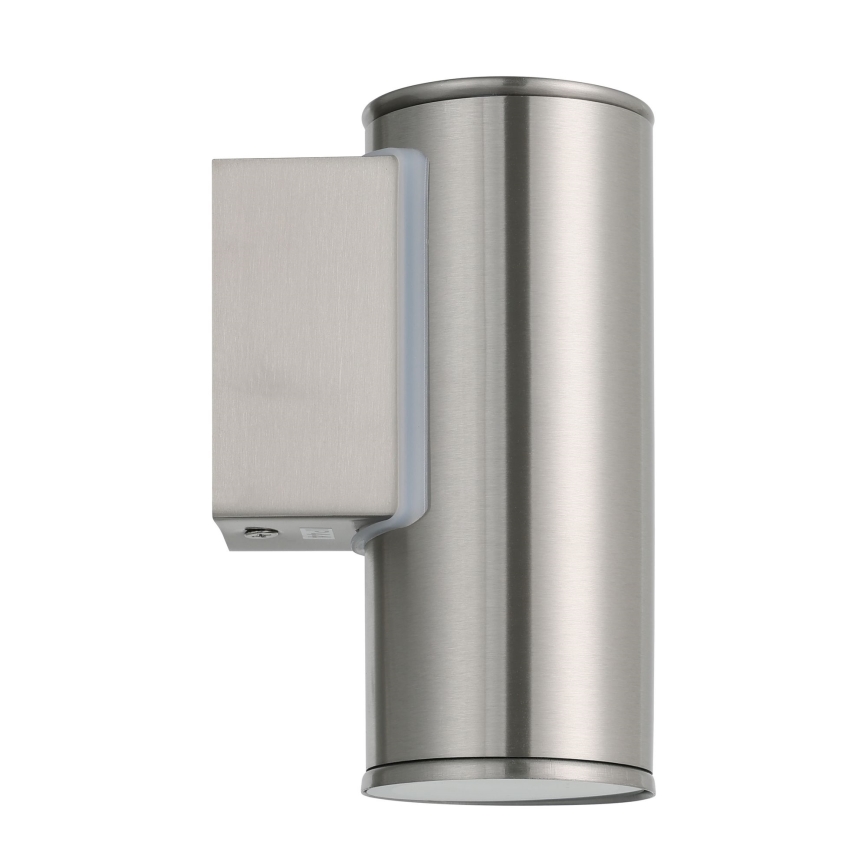 Eglo 33581 - Aplica de exterior RIGA LED RGBW, reglabilă, 1x GU10/5W/230V, 2700-6500K, IP44, crom mat