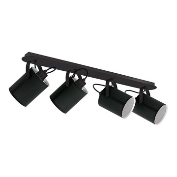 Eglo 33648 - Plafonieră VILLABATE 4xE27/10W/230V