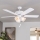 Eglo 35076 - Ventilator de tavan LAS PALMAS 3xE27/40W/230V alb