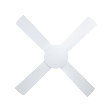 Eglo - Ventilator de tavan 52W/230V, cu telecomandă, alb