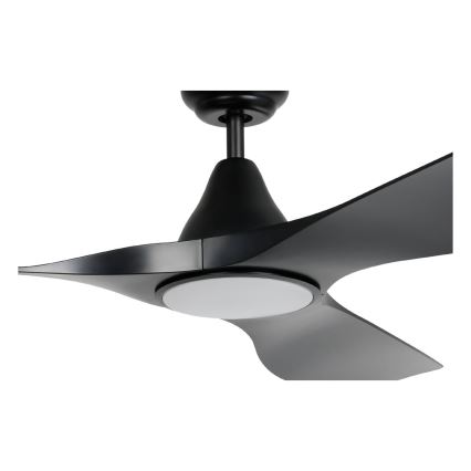 Eglo - Ventilator de tavan LED Ø 132 cm, 20 W, 230 V, 3000/4000/5000 K, negru, cu telecomandă