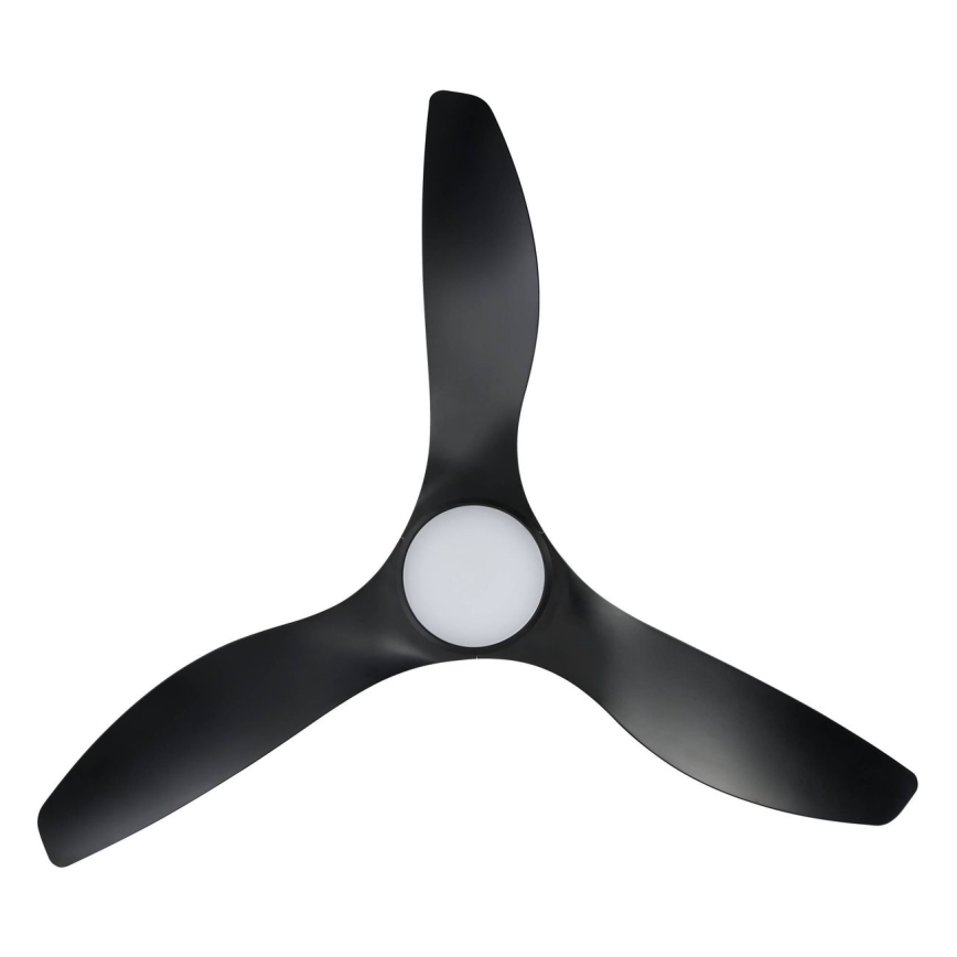Eglo - Ventilator de tavan LED Ø 132 cm, 20 W, 230 V, 3000/4000/5000 K, negru, cu telecomandă