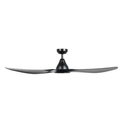 Eglo - Ventilator de tavan LED Ø 132 cm, 20 W, 230 V, 3000/4000/5000 K, negru, cu telecomandă