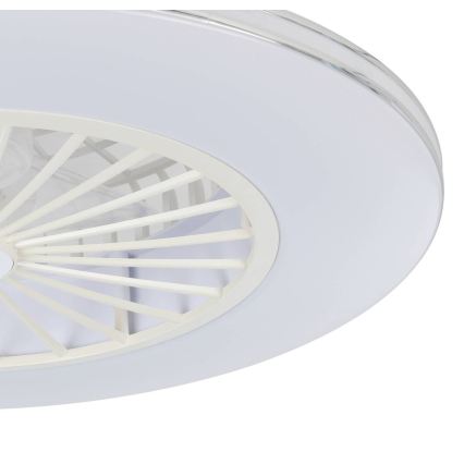 Eglo - Ventilator de tavan LED reglabil 3xLED/12,6W/230V 2700-6500K Ø55 cm alb + telecomandă