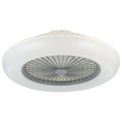 Eglo - Ventilator de tavan LED dimabil, 3xLED/12,6W/230V, 2700-6500K, Ø 55 cm, gri + telecomandă