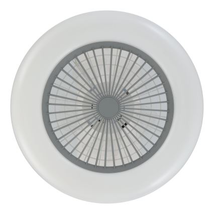 Eglo - Ventilator de tavan LED dimabil, 3xLED/12,6W/230V, 2700-6500K, Ø 55 cm, gri + telecomandă