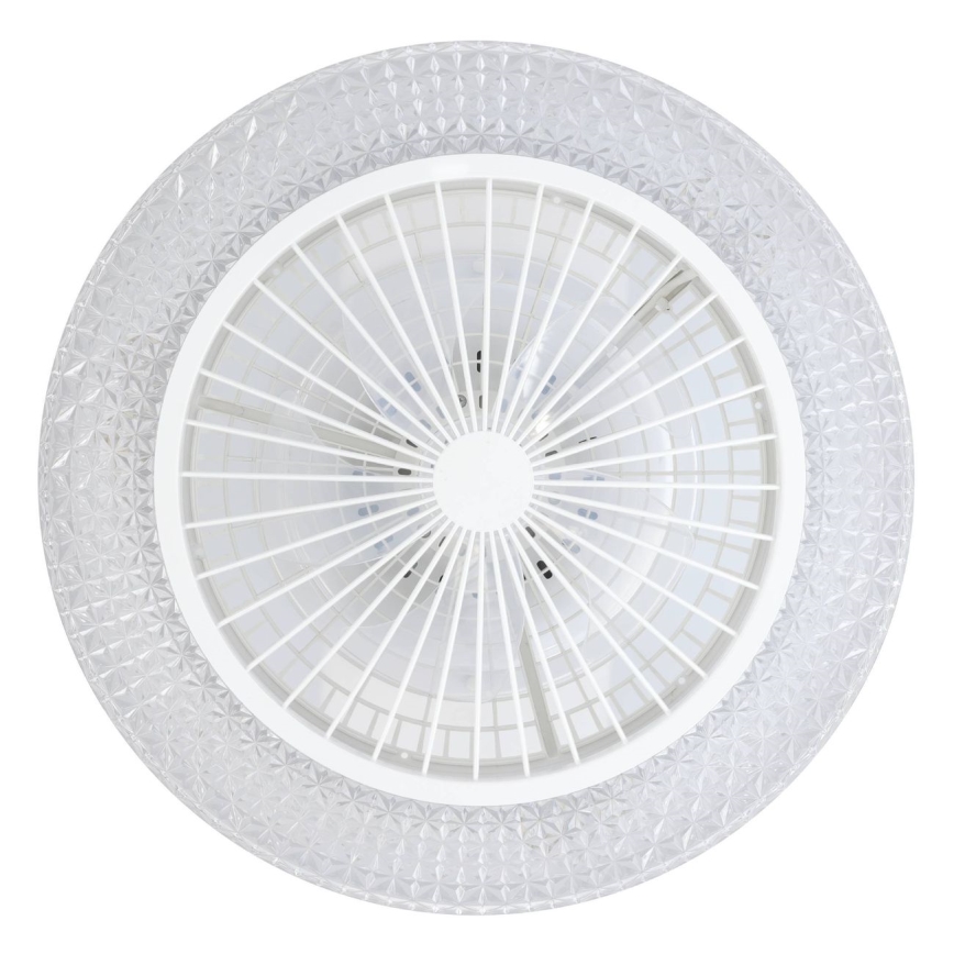 Eglo - Ventilator de tavan LED dimabil 3xLED/12,6W/230V 2700-6500K Ø 55 cm alb + telecomandă