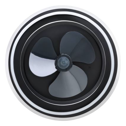 Eglo - Ventilator de tavan LED reglabil 4xLED/9W/230V 2700-6500K Ø 50 cm negru + telecomandă