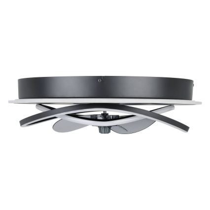 Eglo - Ventilator de tavan LED reglabil 4xLED/9W/230V 2700-6500K Ø 50 cm negru + telecomandă