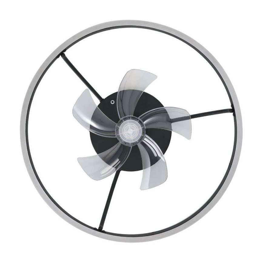 Eglo - Ventilator de tavan LED RGBW, dimabil, 36W, 230V, 3000-6500K, negru, cu telecomandă