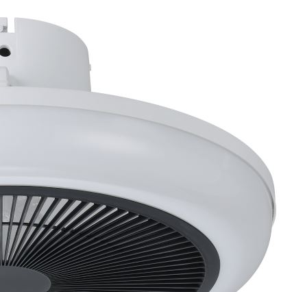Eglo - Ventilator de tavan LED reglabil 3xLED/8,5W/230V 2700-6500K Ø 45,5 cm negru + telecomandă