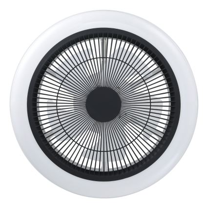Eglo - Ventilator de tavan LED reglabil 3xLED/8,5W/230V 2700-6500K Ø 45,5 cm negru + telecomandă