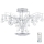 Eglo 39031 - Plafoniera de cristal LED MIRAMAS LED/16,8W+LED/6W