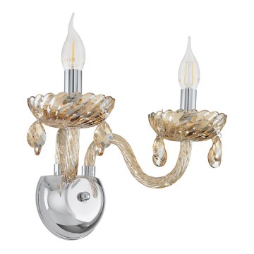 Eglo 39097 - Aplica perete BASILANO 2xE14/40W/230V