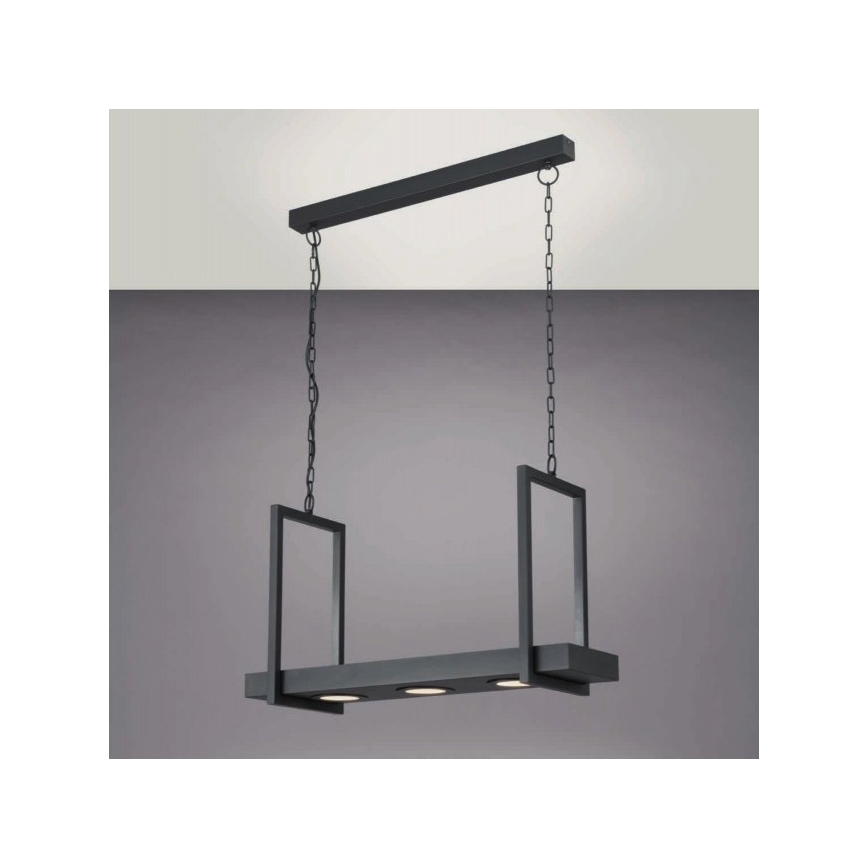 Eglo 39299 CALAMONA - Lustra LED RGBW reglabilă pe lanț cu poliță, 3xLED/6W/230V + telecomandă