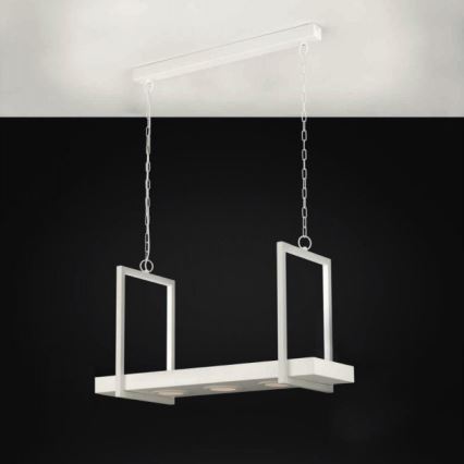 Eglo - LED RGB Lustră pe lanț dimmabilă 3xLED/6W/230V + Telecomandă