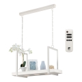 Eglo 39301 - Lustră LED RGBW reglabilă cu lanț și poliță CALAMONA 3xLED/6W/230V + telecomandă
