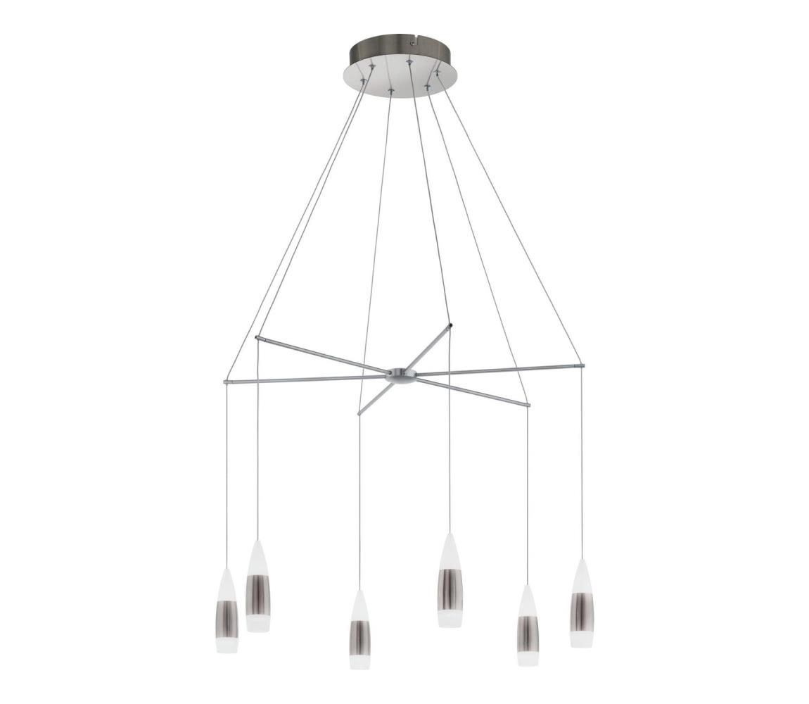 Eglo 39326 - Lustră LED pe cablu SANTIGA 12xLED/32W/230V
