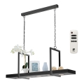 Eglo 39348 - Lustru LED RGBW reglabil CALAMONA, cu lanț și poliță, 5xLED/6W/230V + telecomandă