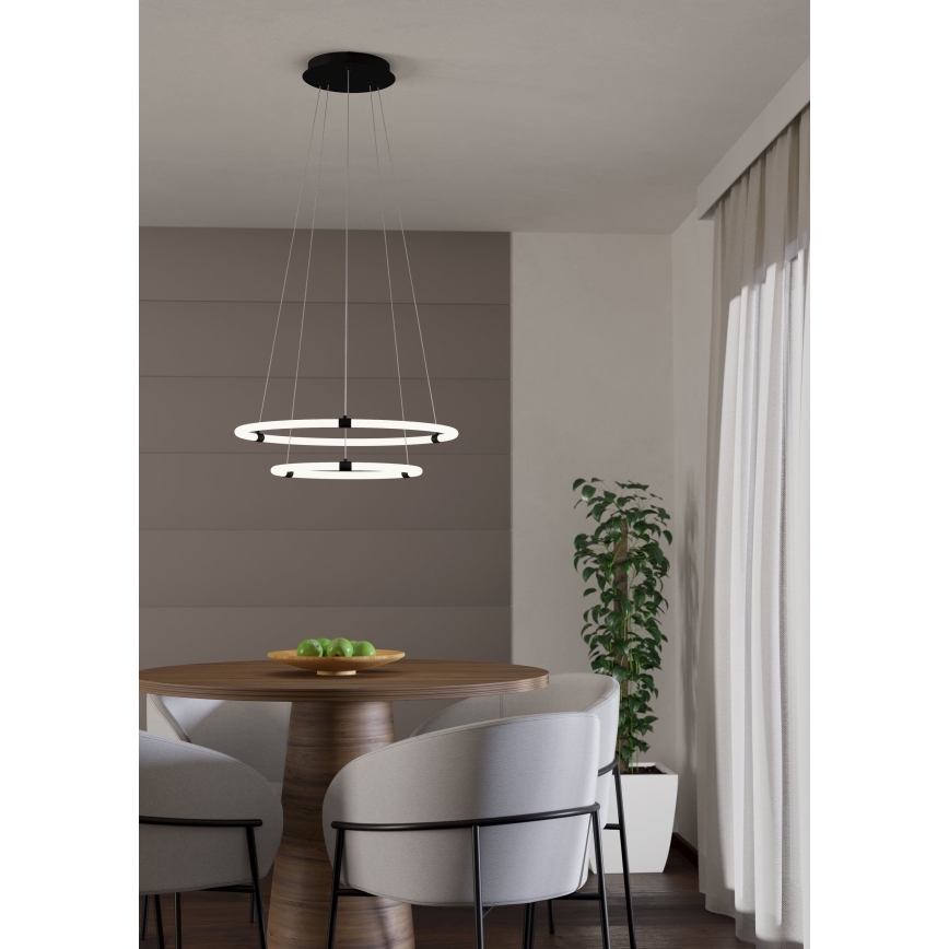 Eglo 39839 - Lustră LED BANDERILLAS, suspendată pe cablu, LED/22W/230V