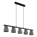 Eglo 39855 - Lustră HILCOTT suspendată pe cablu, 5xE27/40W/230V