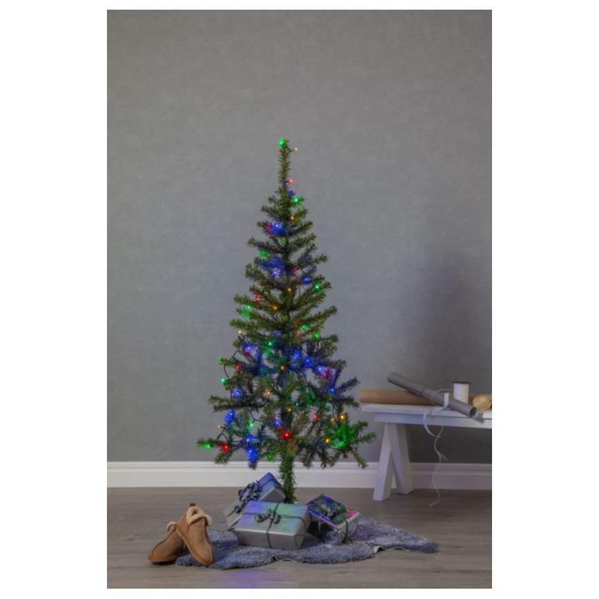 Eglo - Ghirlandă LED pentru exterior, 80 LED, 8 m, IP44, multicolor