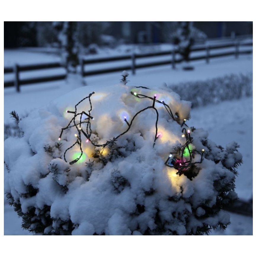 Eglo - Ghirlandă LED pentru exterior, 80 LED, 8 m, IP44, multicolor