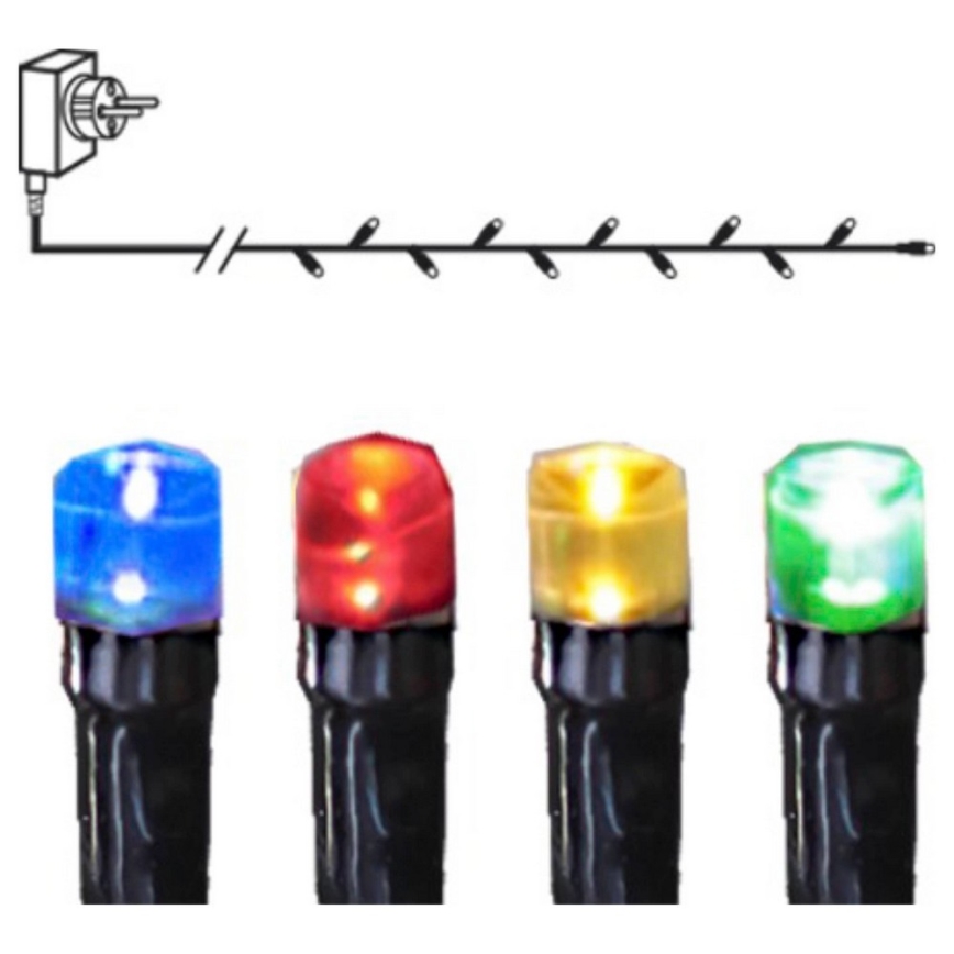 Eglo - Ghirlandă LED de exterior pentru Crăciun, 160 LED, 26 m, IP44, multicolor