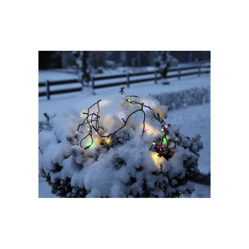 Eglo - Ghirlandă LED pentru exterior, 160 LED, 26 m, IP44, multicolor