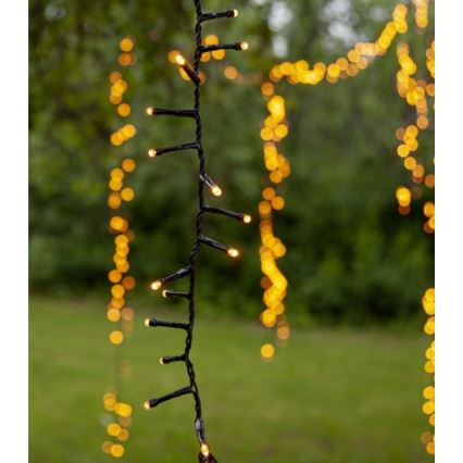 Eglo - Ghirlandă LED pentru exterior, 800 LED, 21 m, IP44, alb cald