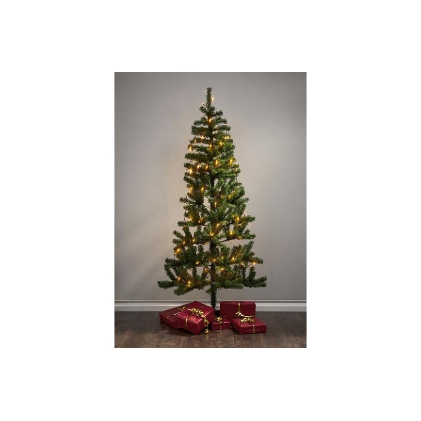 Eglo - Instalație luminoasă LED pentru exterior, 80 LED-uri, 10,5 m, IP44, alb cald