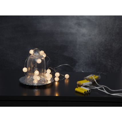 Eglo - Ghirlandă LED, 15 LED, alimentare 3xAA, lungime 1,4 m