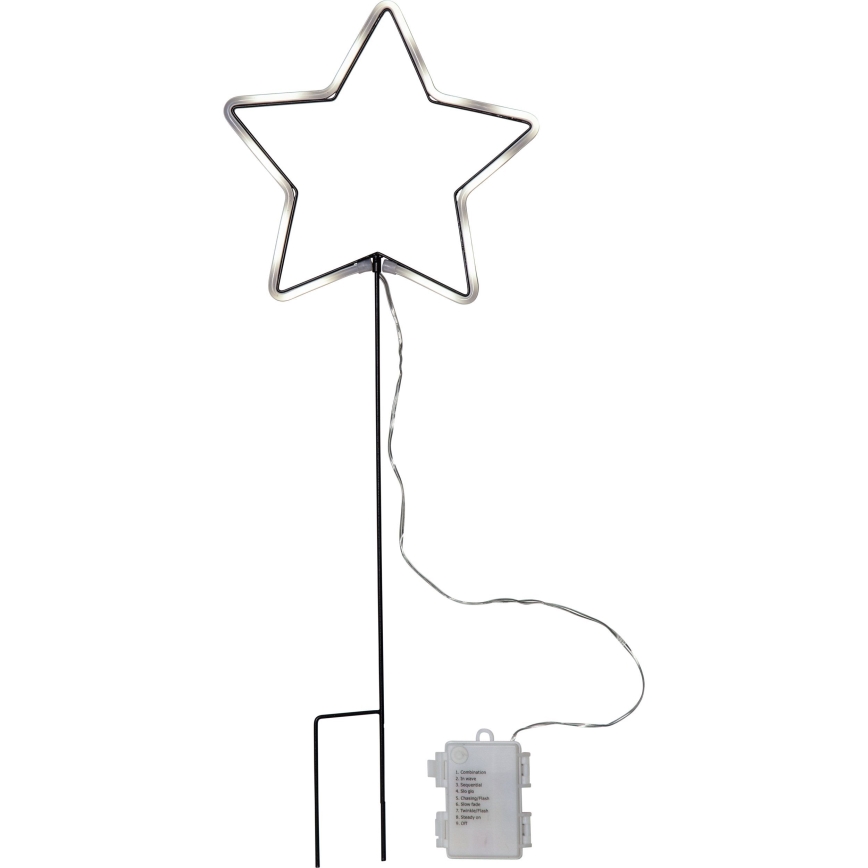 Eglo 411177 - NEONSTAR Decorațiune LED de exterior pentru Crăciun, 72xLED, alimentare 3xAA, IP44