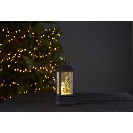 Eglo - Decorațiune LED de Crăciun LED/0,064W/3xAAA neagră