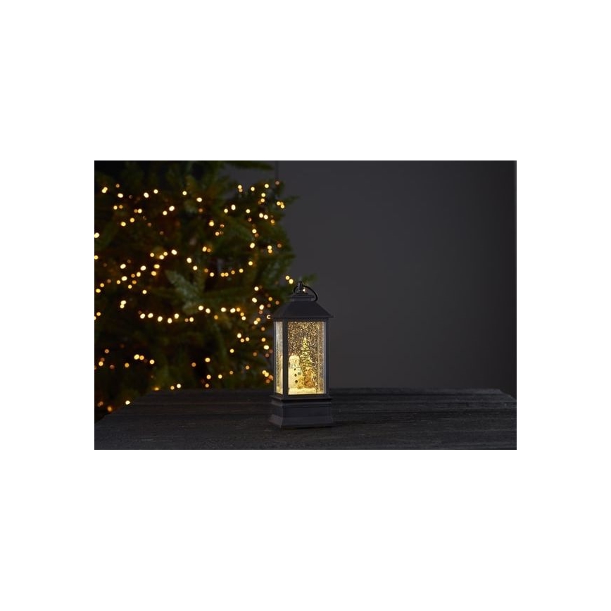 Eglo - Decorațiune LED de Crăciun LED/0,064W/3xAAA neagră