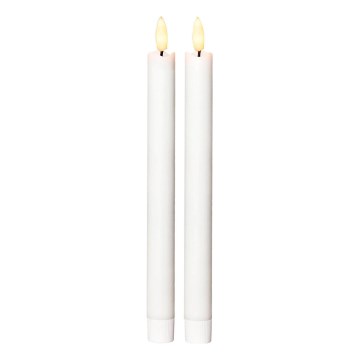 Eglo 411505 - Set 2x lumânări LED FLAMME, alimentare 1x AAA, albe