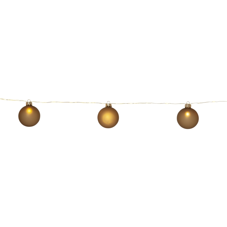 Eglo 411557 - Ghirlandă BLISS 22xLED/3xAA 2,6 m alb cald