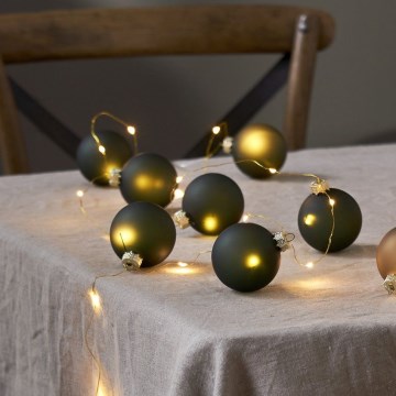 Eglo 411558 - Ghirlandă LED BLISS 22xLED/3xAA 2,6m alb cald