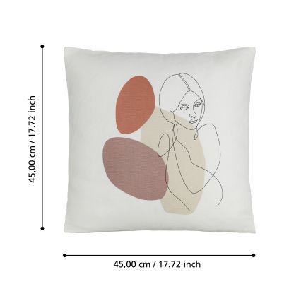 Eglo 420008 - Pernă decorativă CHEVERY, 45 x 45 cm, multicoloră