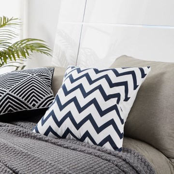 Eglo 420014 - Pernă decorativă CHEVERY 45x45 cm negru/alb