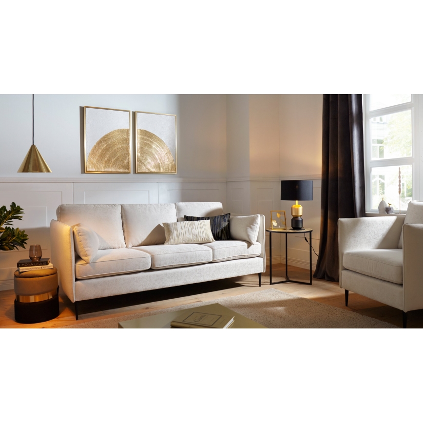 Eglo 420018 - Pernă decorativă CHEVERY 30 x 50 cm, crem/auriu