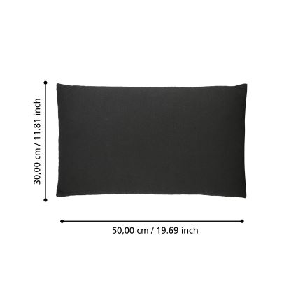 Eglo 420023 - Pernă decorativă ILES 30 x 50 cm, neagră