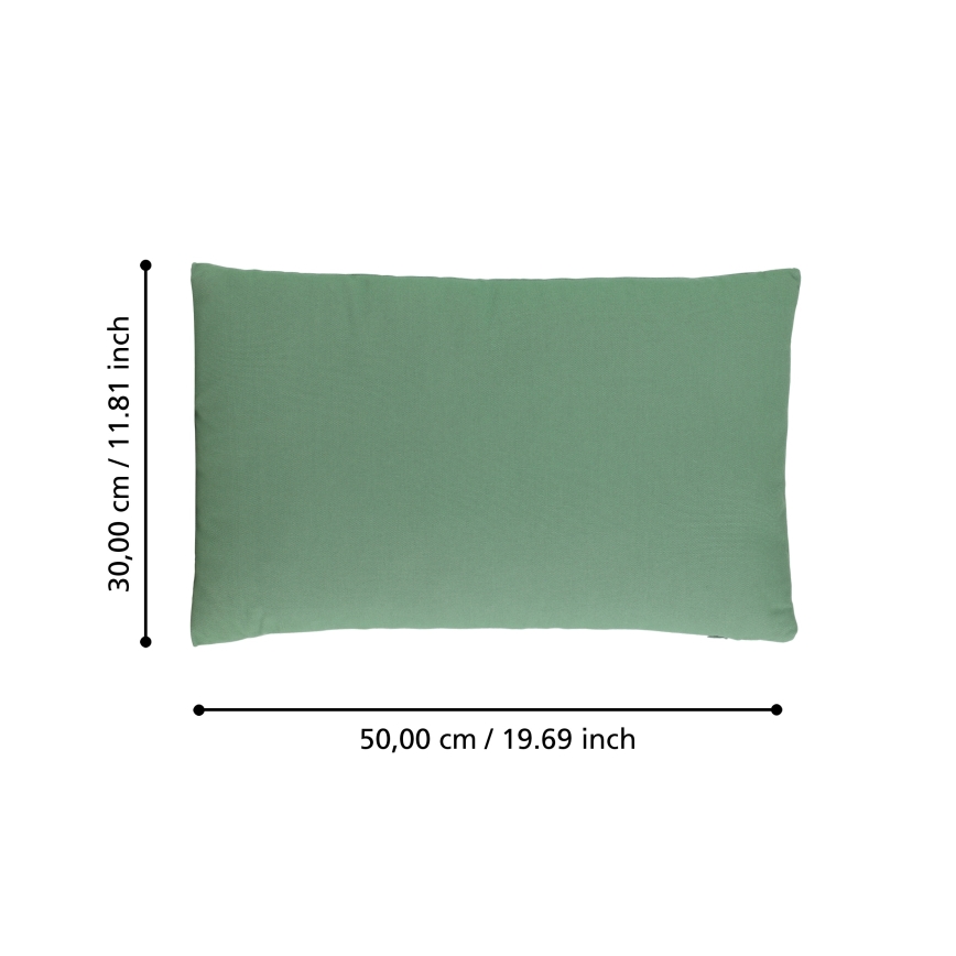 Eglo 420025 - Pernă decorativă ILES, 30 x 50 cm, verde