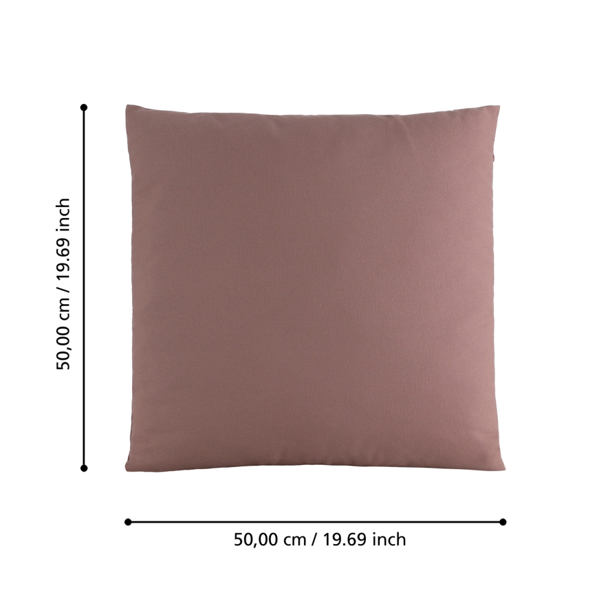 Eglo 420031 - Pernă decorativă ILES 50x50 cm roz
